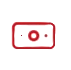 Pink cassette tape icon